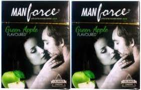 Manforce Green Apple Condom 10pcs