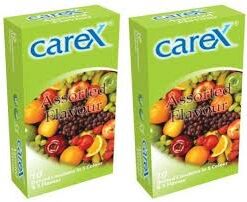 carex assorted flavour condom