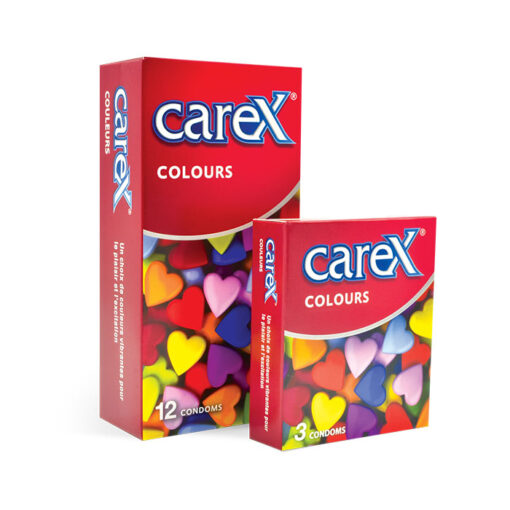 Carex Colours Condoms 12 pack