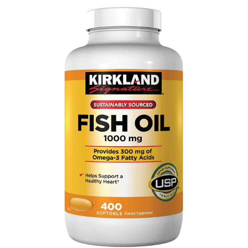 Kirkland Signature Fish Oil 1000mg Omega 3 Fatty Acids 400 Softgels in BD Bangladesh