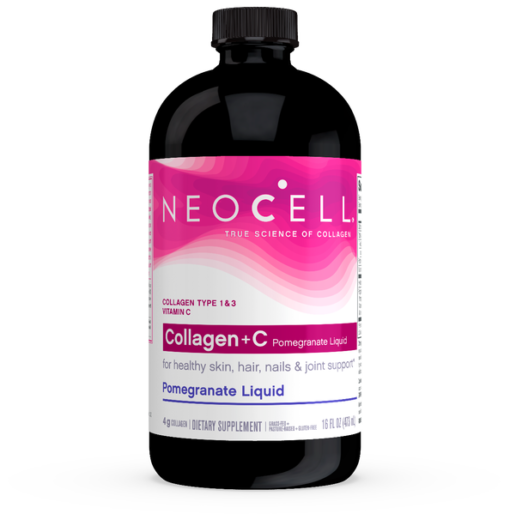 ni 44971 nc collagen c liquid pomegranate 16oz m12899 front wshadow 1