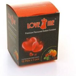 36 premium flavoured dotted condom 12 love me original imafnhwdhfqfghkh 1