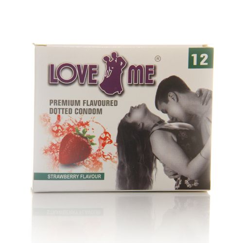 40109763 1 love me premium dotted condom strawberry flavour 1