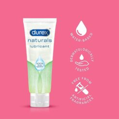 Durex Lube Naturals Intimate Lubricant Gel for men women 100 ml 100 Natural ingredients 1
