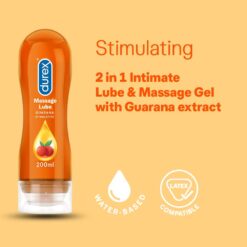 Durex Play Massage Gel 2in1 Stimulating 200 ml lubricant
