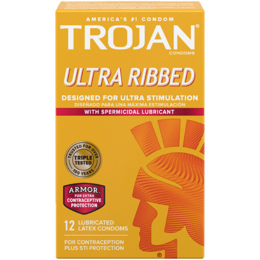 Trojan Ultra Thin Sensitivity Condoms Spermicide 12 Count