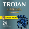 Trojan Bareskin Premium Thin Lubricated Condoms, 24 Count
