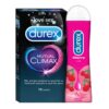 Durex Mutual Climax Condoms 10 Count with Durex Lube Cherry flavoured Lubricant Gel 50ml